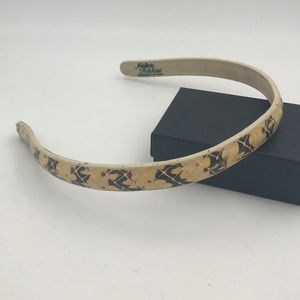 VTG Frederic Fekkai White Snakeskin Headband